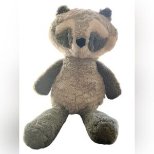 Lambs & Ivy Little Woodland Plush Raccoon Suki Stuffed Animal Gray, Baby
